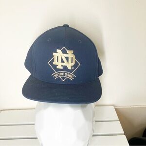 University of Notre Dame Mitchell and Ness Cap Hat One Size Fits Most EUC